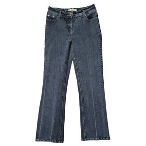 Vintage Penman's Women's Jeans Y2K Size 6 Dark Wash Embroidered Boot Cut